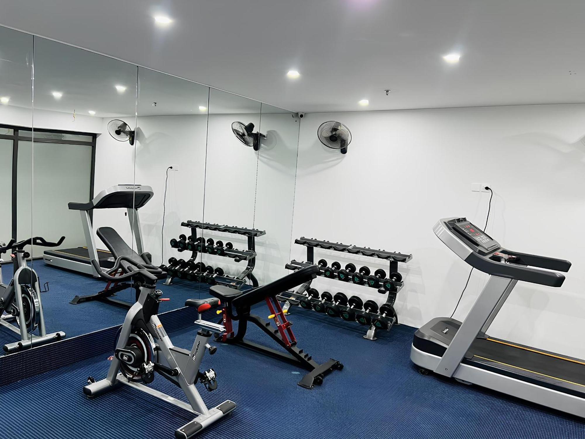 May De Ville Crown Hotel Hanoi Exterior photo A gym in a hotel